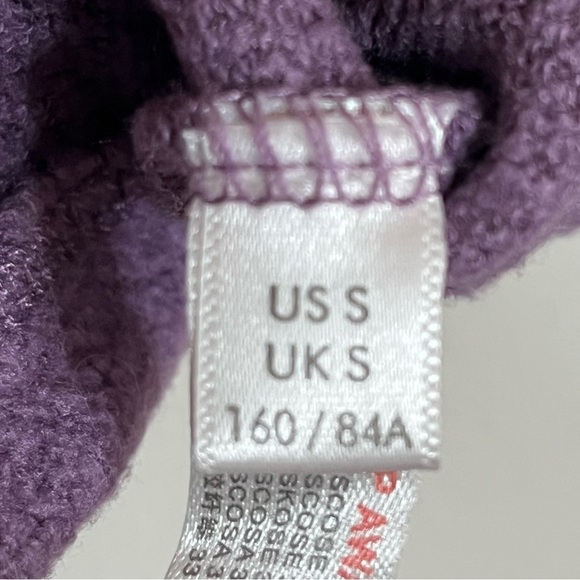 Urban Outfitters Long Sleeve Cropped Sweater Twist Front Purple Size Small - Picture 5 of 12